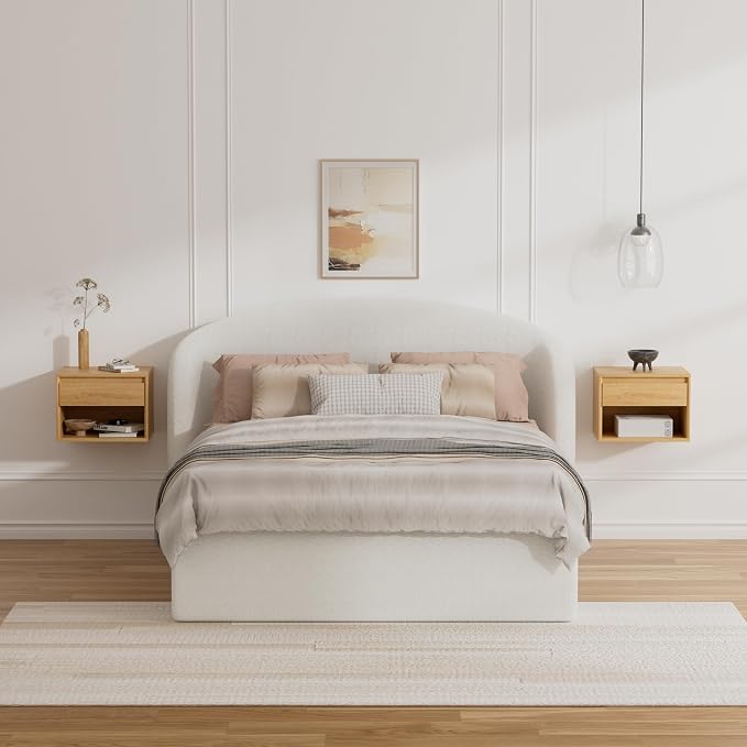 Floating Nightstand, Wall Mounted Bedside Table - Image 5
