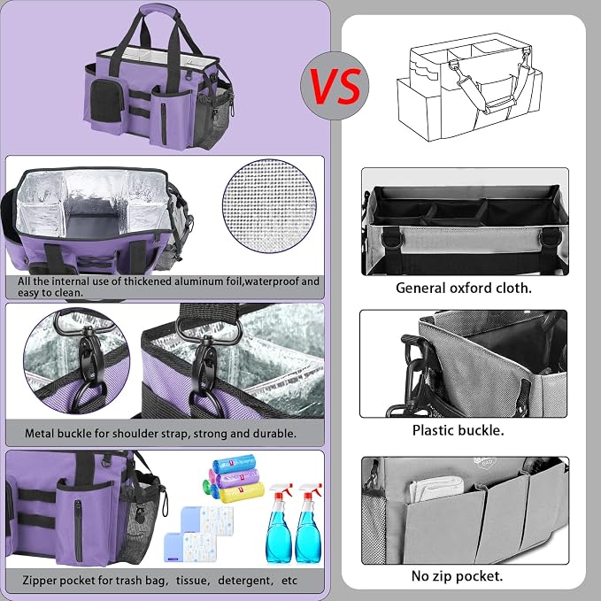 Wearable Cleaning Caddy Bag, Cleaning Organizer - Image 4