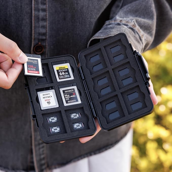 XQD Card CFexpress Type B Card Case Holder Storage, 36 Slots Memory Card - Image 8
