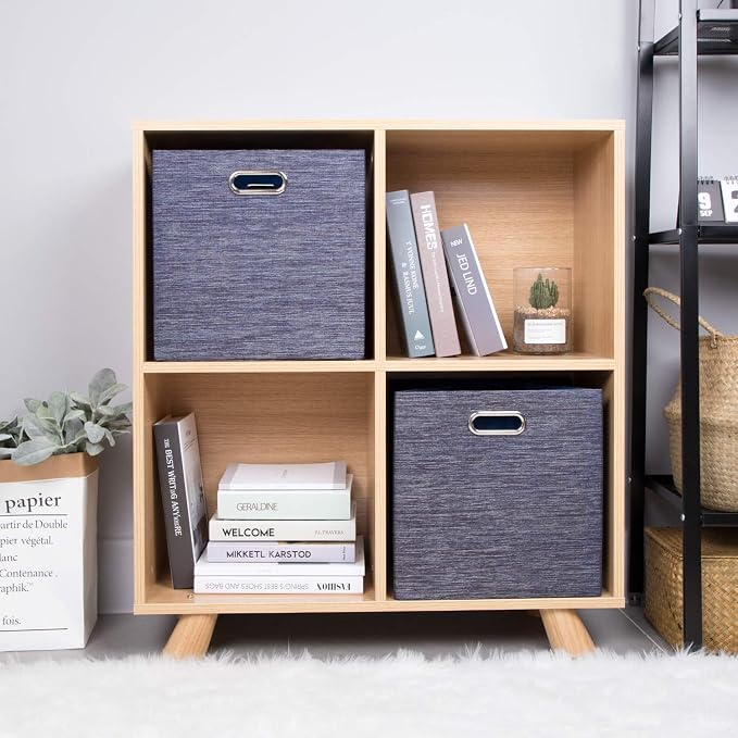 Posprica Storage Cube Basket Bins, 13×13 Foldable Storage Containers - Image 5