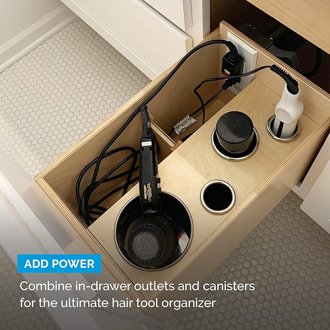 Docking Drawer 5" Stainless Steel Canister - Image 5