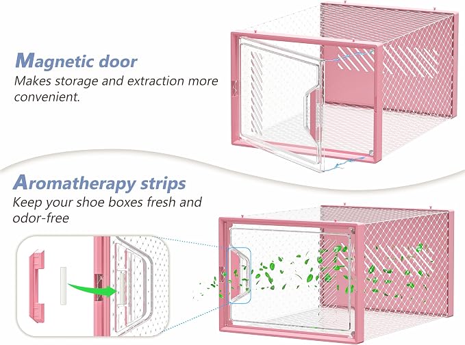 Shoe Storage, 12 Pack X-Large Shoe Organizer - Image 5