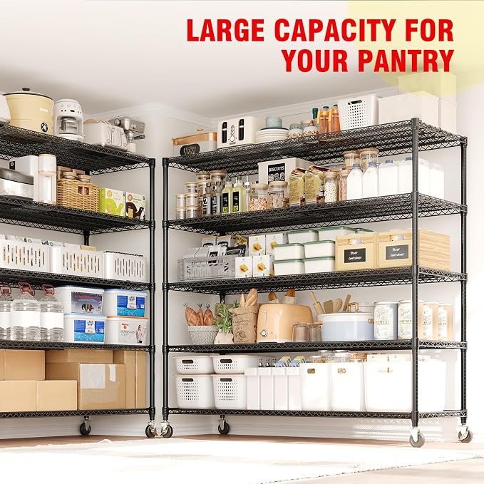 82" H Storage Shelves 3300LBS Heavy Duty Shelving Unit - Image 6