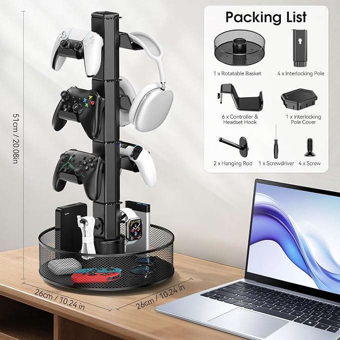 Rotatable Gaming Controller Holder - Image 5
