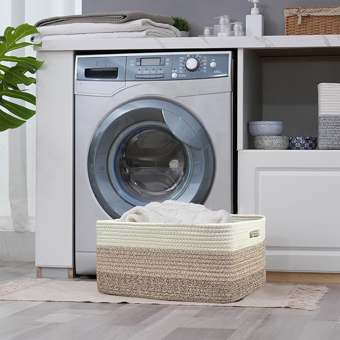COMFY-HOMI 2 pcs Large Storage Baskets - Image 4