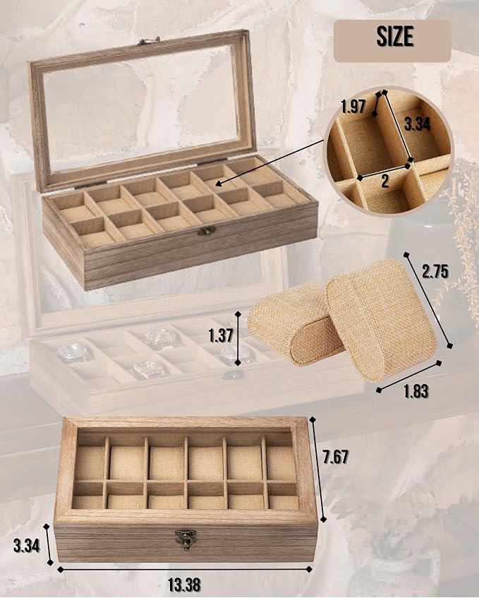Watch Box, Watch Case for Men Women - Image 6