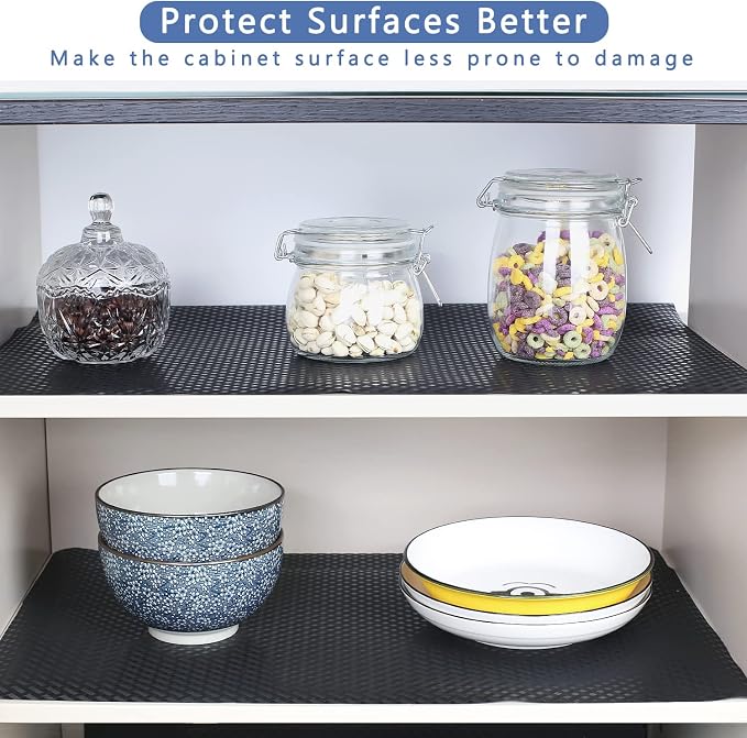 HooTown Shelf Liner Kitchen Cabinet Drawer Mats 23.6 Inch Wide x 196.8 Inch Long - Image 5