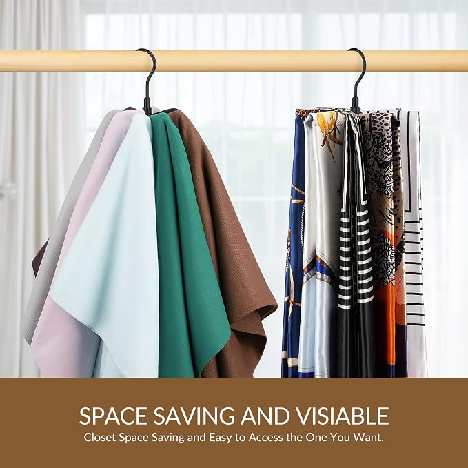 ZEDODIER 2 Pack Scarf Organizer Scarf Hanger - Image 4