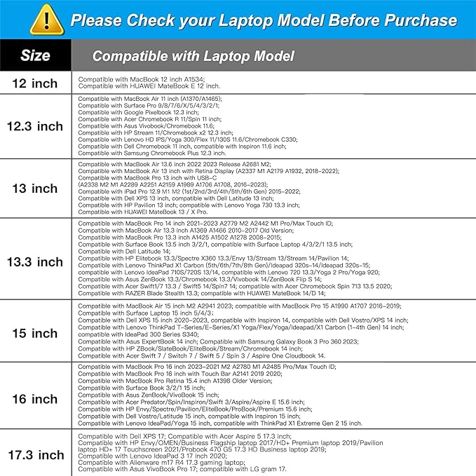 MOSISO Laptop Case 13.3 inch, 13-13.3 inch Laptop Sleeve Compatible - Image 2