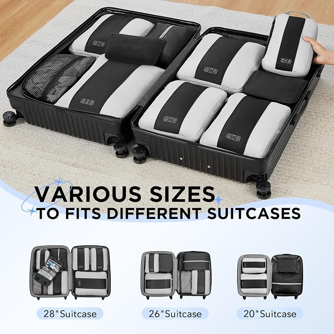 10 Set Compression Packing Cubes - Image 8