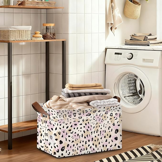 32L Large Storage Bins with Handles, Basket Organizer - Image 8