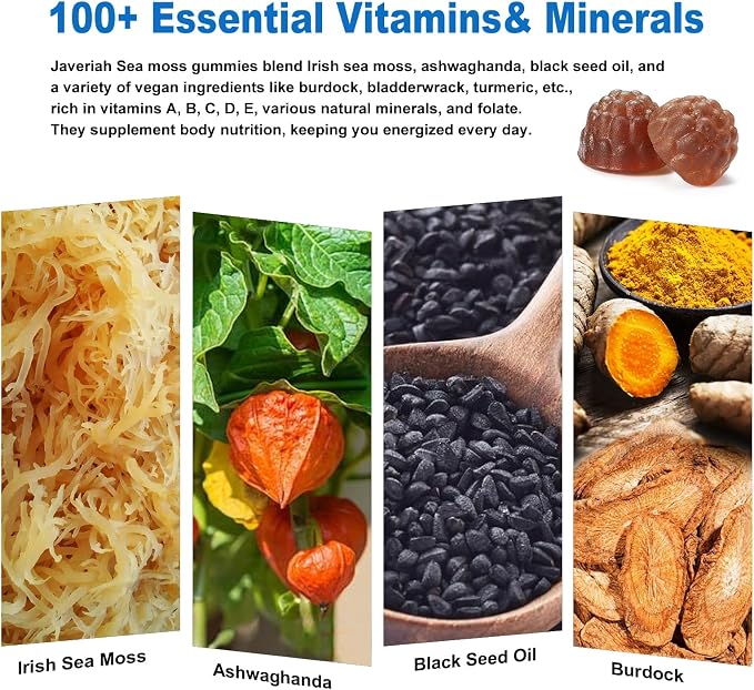 Vegan Ashwagandha Sea Moss Gummies - Image 5