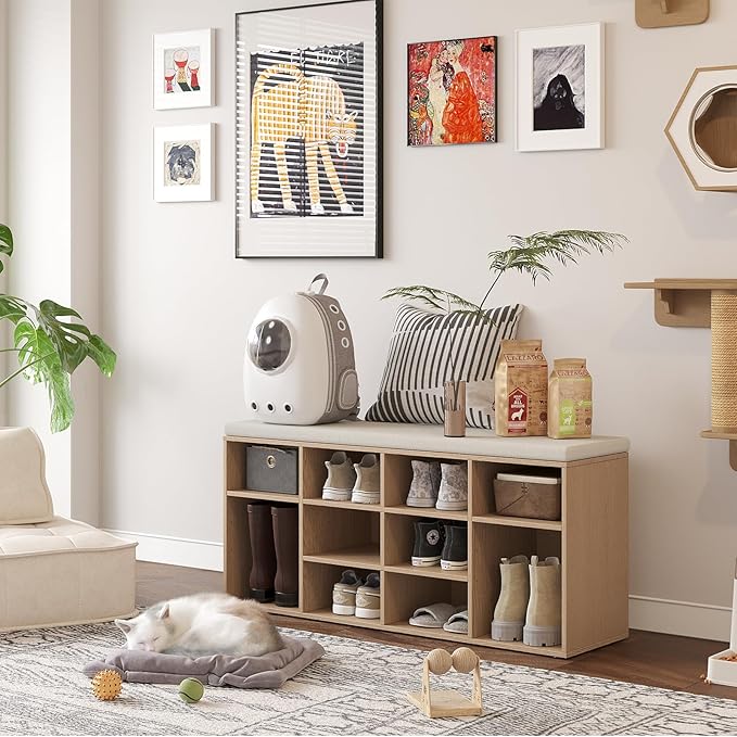 DINZI LVJ Shoe Storage Bench - Image 2
