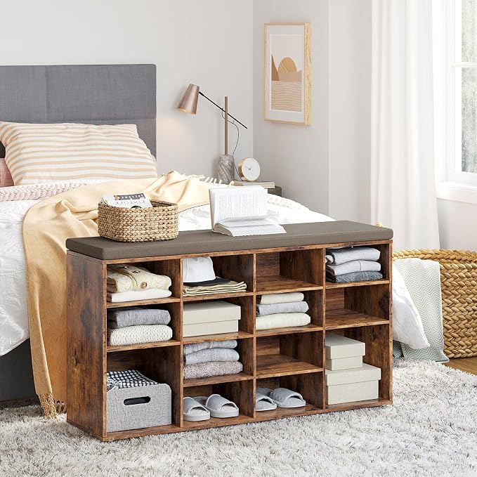 DINZI LVJ Shoe Storage Bench - Image 8
