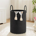 Laundry Basket, Woven Cotton Rope Laundry Hamper, 100L by Artfeel