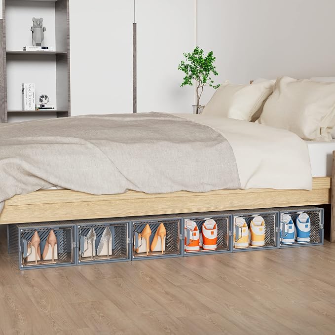 Shoe Storage, 12 Pack X-Large Shoe Organizer - Image 8