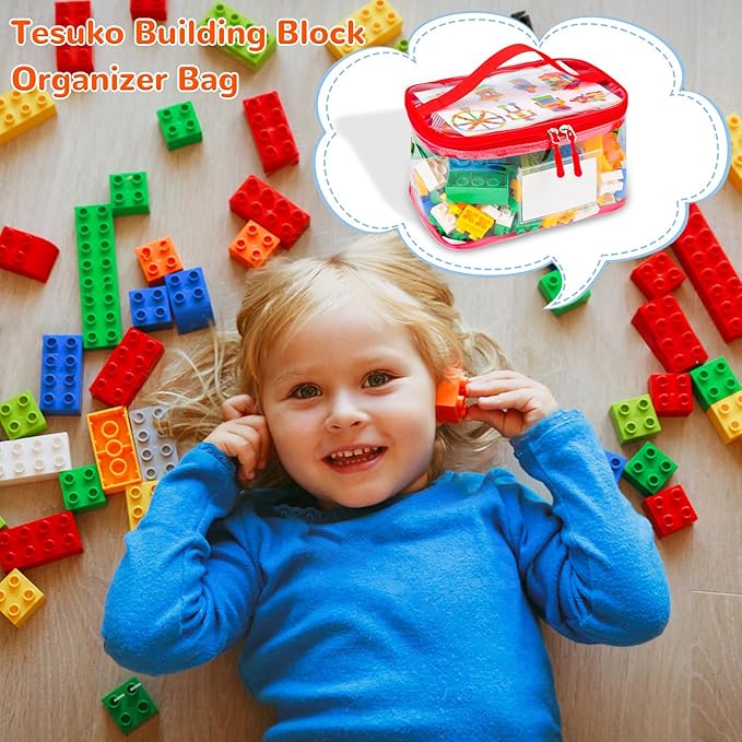 6 Pack Clear Toy Storage Bag - Image 9