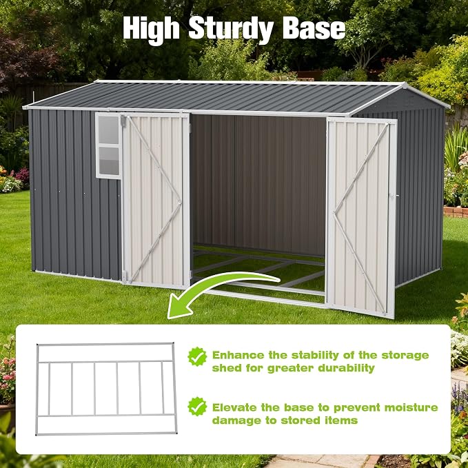 12' x 8' Outdoor Storage Shed - Image 5