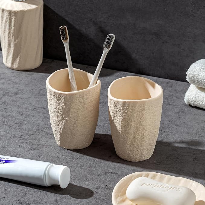 Bathroom Accessories Set, Toothbrush Holder, Bar Soap Dish Holder Saver - Image 5