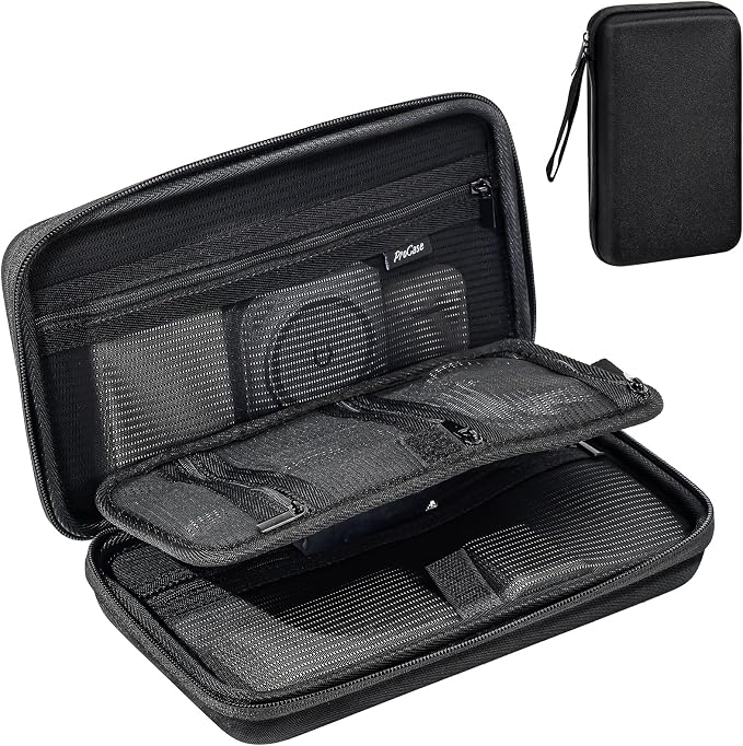 ProCase Large Hard Travel Electronic Organizer Case by ProCase