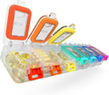 Weekly Pill Organizer 1 time a Day – Pill Box 7 Day by BEXEEN