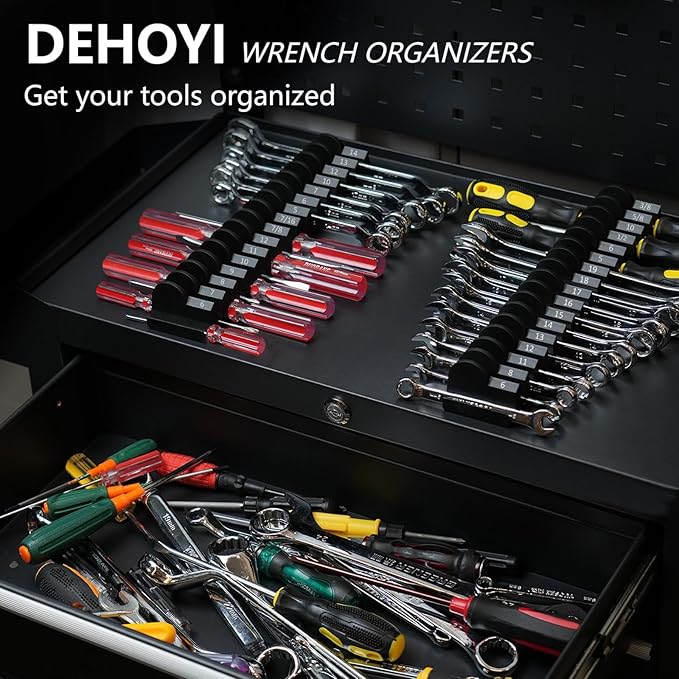 80 pcs MAGNETIC Modular Wrench Organizers - Image 2