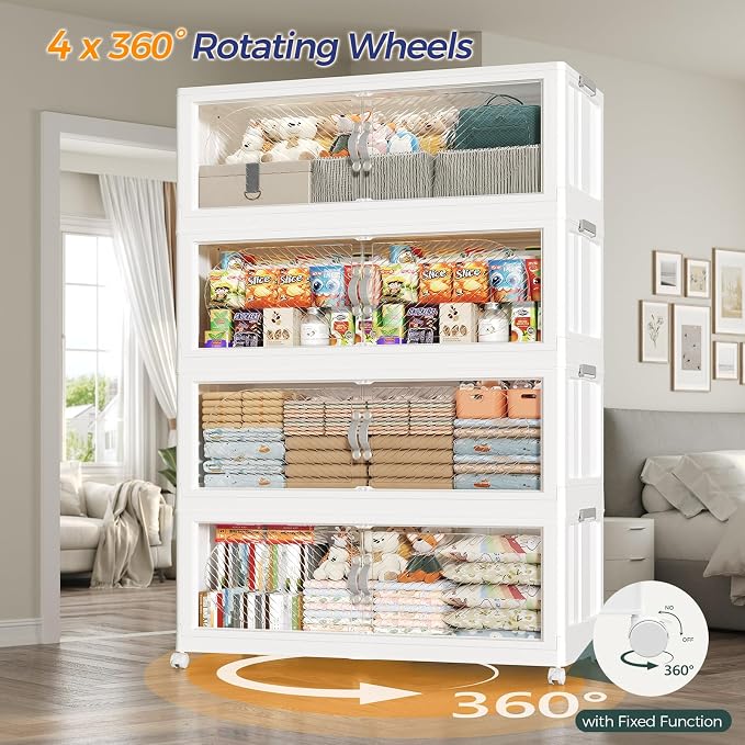 800QT Extra Large Stackable Storage Bins - Image 6