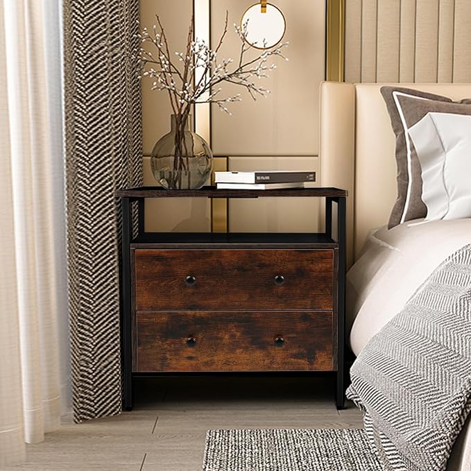 27 inch Wide Night Stand Set 2 - Image 2