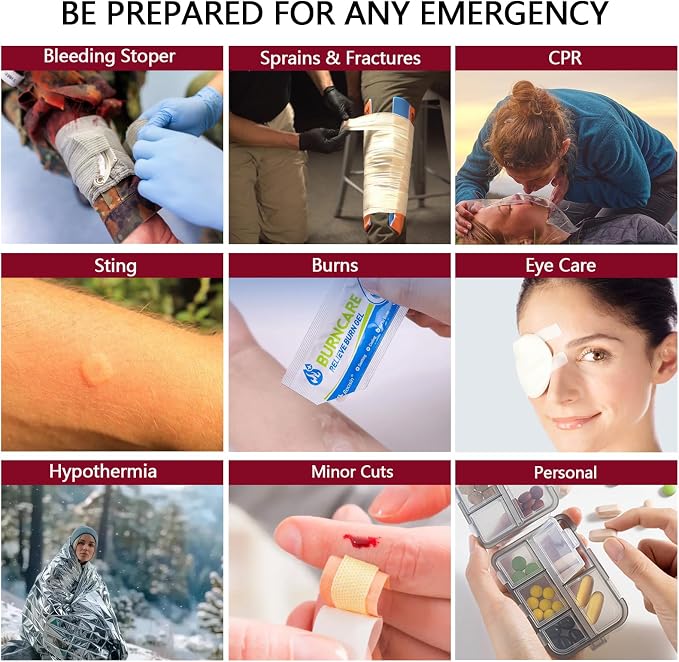 First Aid Trauma Kit, Comprehensive First Aid Kit - Image 4