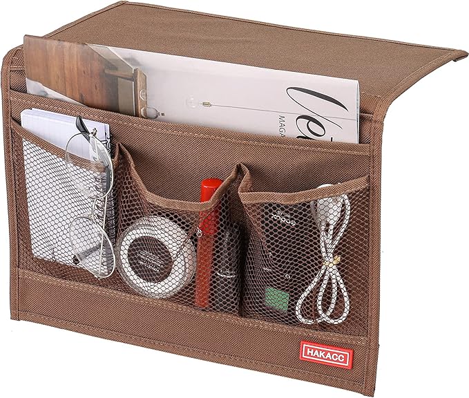 HAKACC Bedside Organizer, Bedside Storage Caddy Organizer by HAKACC