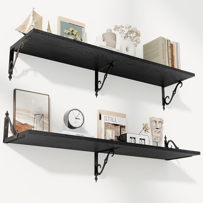 RICHFOCUS 12 Inch Deep Floating Shelves by Unknown