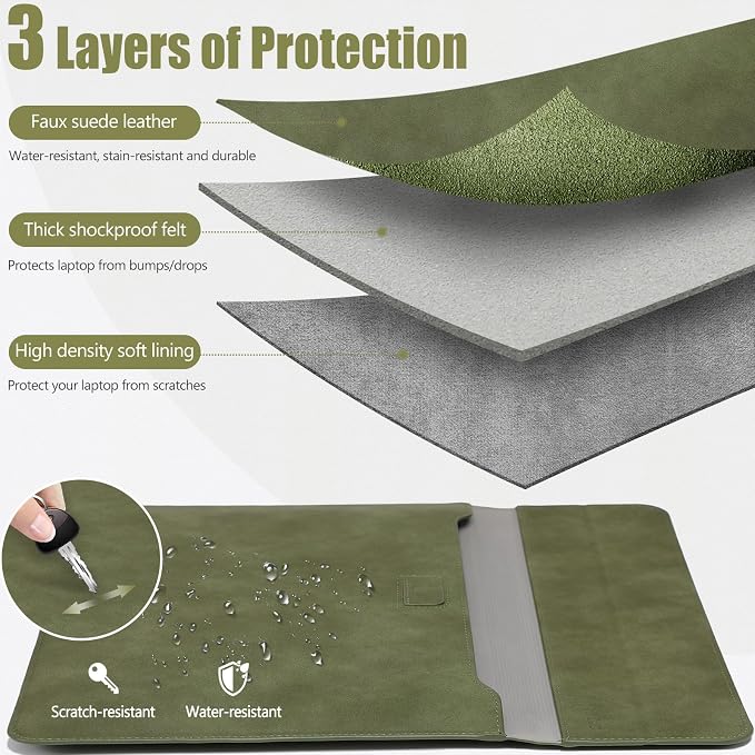 HYZUO 13.3-14 Inch Laptop Sleeve Case - Image 3