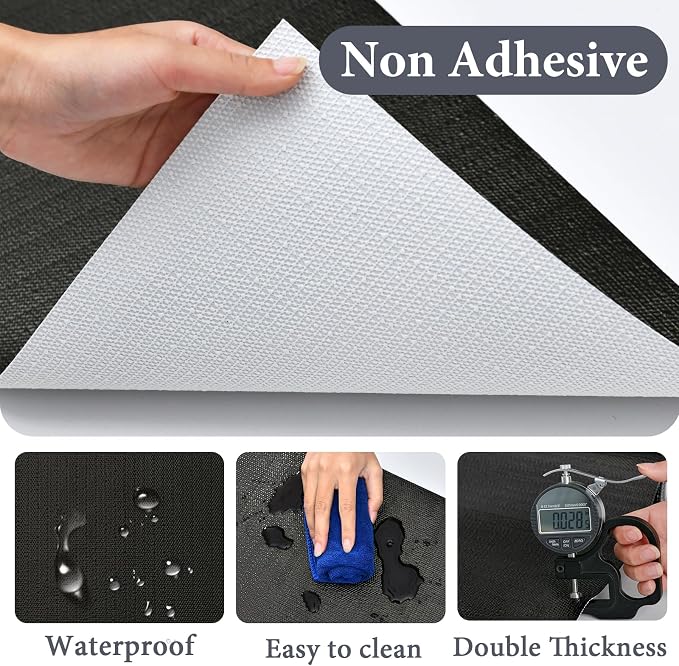 Shelf Liners for Kitchen Cabinets 12in x 30FT Non Adhesive Drawer Liner Gray - Image 5