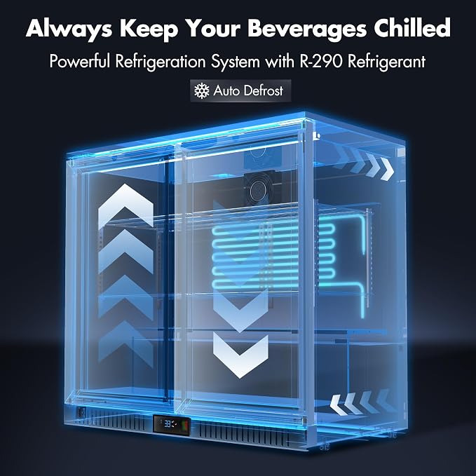 Coolski Back Bar Cooler Commercial Undercounter Refrigerator - Image 5