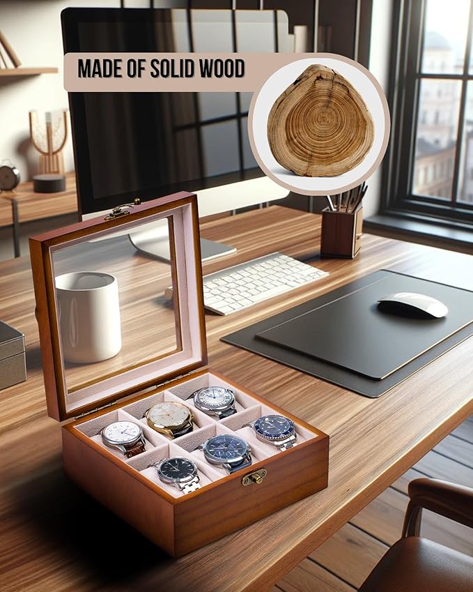 Watch Box, Watch Case for Men Women - Image 7