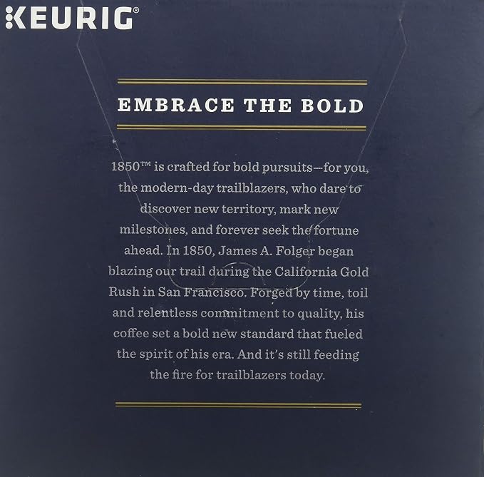Folgers 1850 Black Gold Keurig K-Cups coffee 16 pods - Image 4