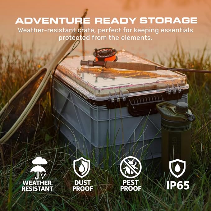 SIDIO Weather Resistant Stackable Storage Bins - Image 3