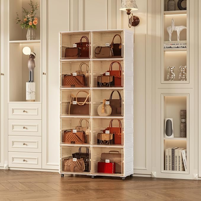 10 Cubbies Handbag Storage Organizer - Image 2