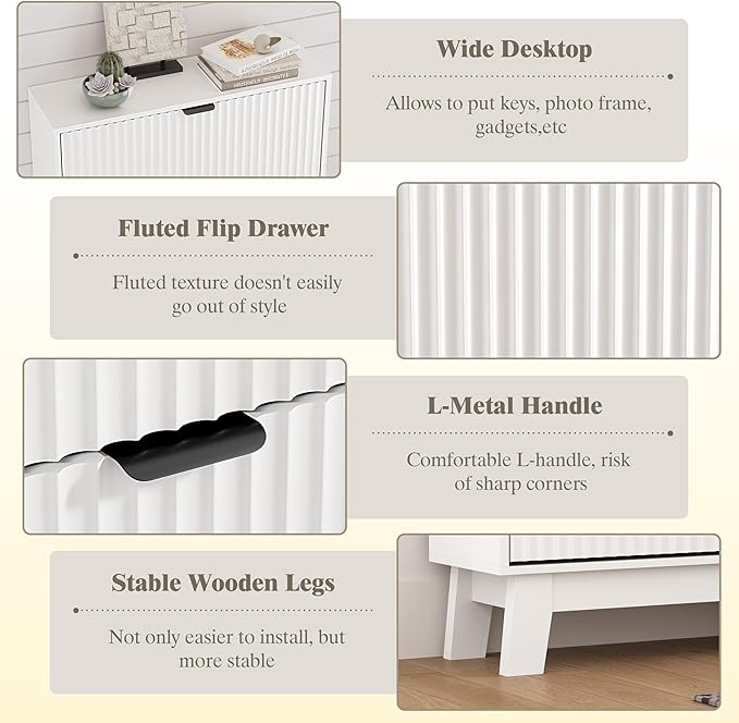 Shoe Cabinet Storage for Entryway - Image 5