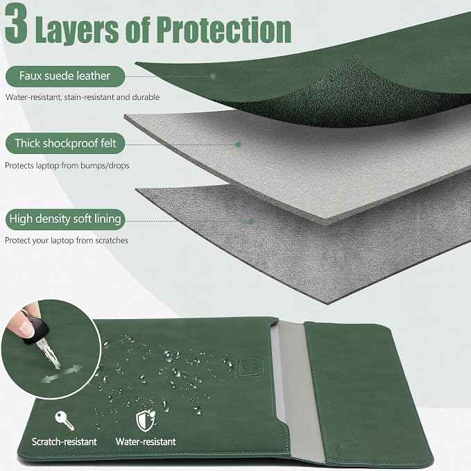 HYZUO 15 Inch Laptop Sleeve Case - Image 3