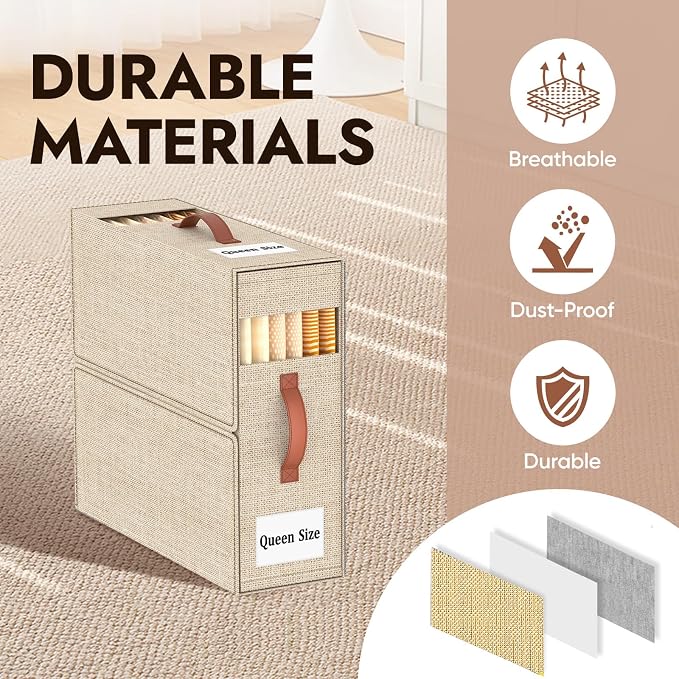 6 Pack Bed Sheet Organizers and Storage - Image 7
