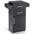 BarberPub 38"x18"x14" Locking Beauty Salon Storage Cabinet, Barber Styling by BarberPub