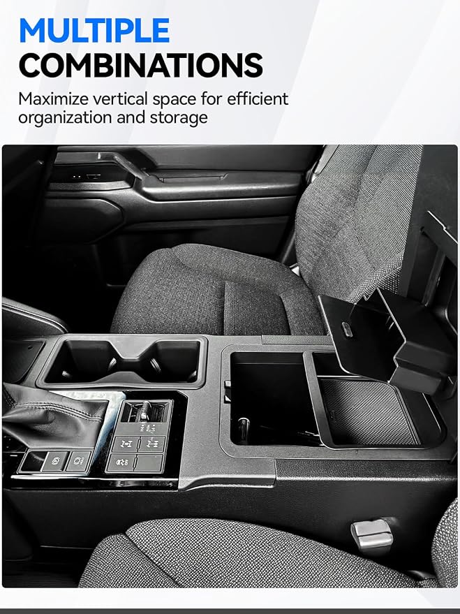 ELECFRESH 4PCS Center Console Organizer Tray - Image 4