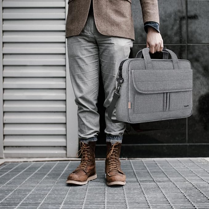 Taygeer Laptop Bag for Men, Water Resistant Crossbody Messenger Shoulder Bag - Image 7
