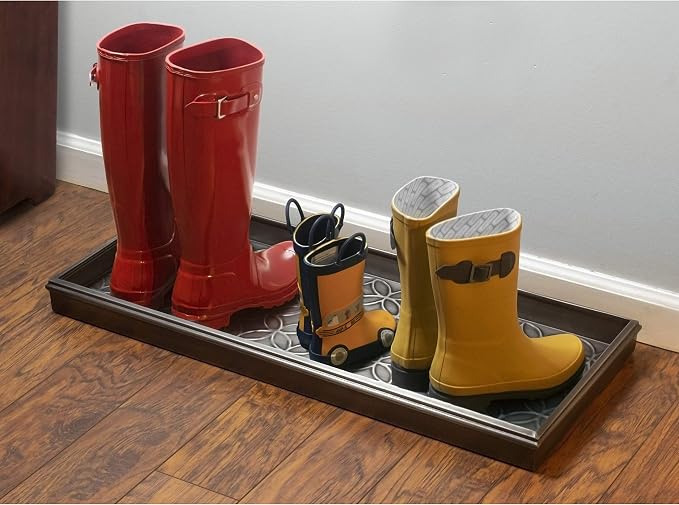 Good Directions Medium Boot Tray, Double Circles Multi-Purpose All Weather - Image 4