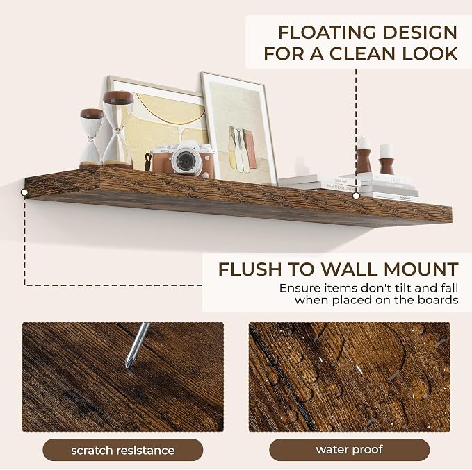 RICHFOCUS 55Inch Floating Shelves - Image 6