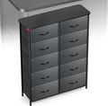 Curved Profile Dresser for Bedroom, Chest of Drawers, 10 Storage Drawers by Sonharlar
