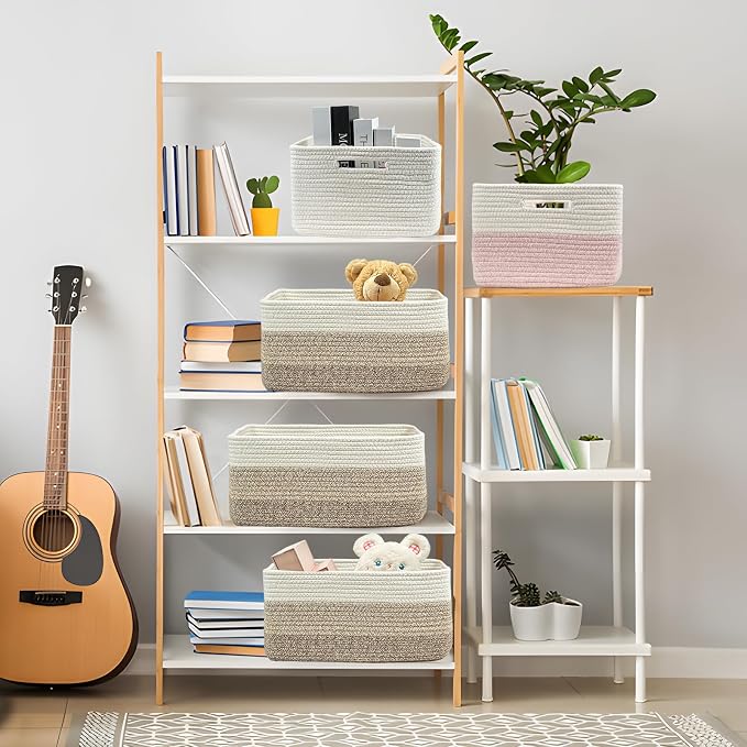 COMFY-HOMI 3 pcs Large Storage Baskets - Image 2
