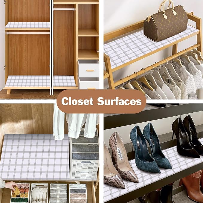 Drawer and Shelf Liner for Kitchen Cabinet: 12 in X 30 Ft Non Slip Waterproof - Image 7