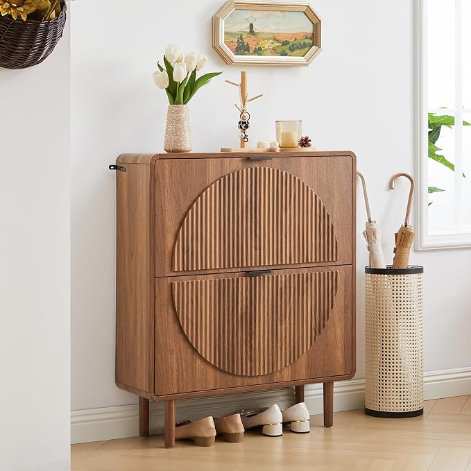 Turtle&Myrtle Modern Shoe Storage Cabinet - Image 3